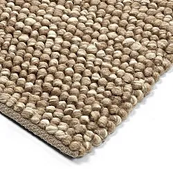 Tapis en laine - Avafors Wool Bubble (marron clair/blanc)