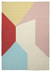 Tapis de laine - Aveiro (rose/multicolore)