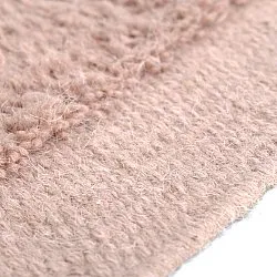 Tapis de laine - Beja (rose poudré)