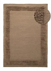 Tapis de laine - Beja (marron foncé)