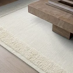 Tapis de laine - Beja (blanc)