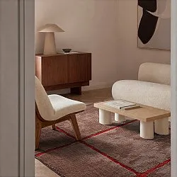 Tapis shaggy - Bitola (taupe)