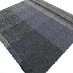 Tapis de laine - Chaves (bleu/gris/blanc)