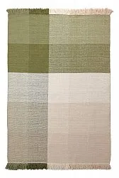 Tapis de laine - Chaves (vert/beige)