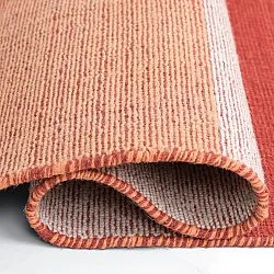 Tapis de laine - Chaves (rouge/orange)