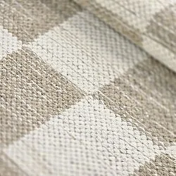 Tapis de laine - Dundee (beige/blanc)