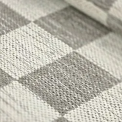 Tapis de laine - Dundee (gris/blanc)