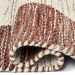 Tapis de laine - Dundee (rouge/blanc)