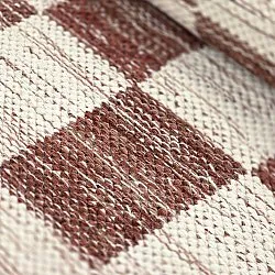 Tapis de laine - Dundee (rouge/blanc)