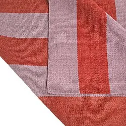 Tapis en laine - Garine (rose/rouge)