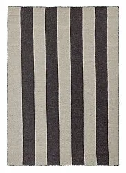 Tapis en laine - Garine (noir/beige)