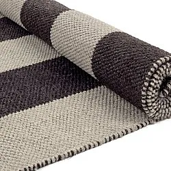 Tapis en laine - Garine (noir/beige)