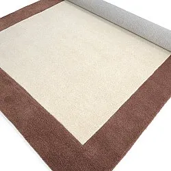Tapis de laine - Gaya Hand Tufted Wool Premium (crème/marron)