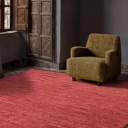 Tapis en laine - Hamilton (rouge foncé)