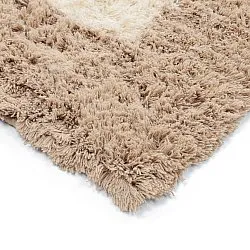 Tapis de laine - Khenifra Handknot Wool Premium (crème/beige)