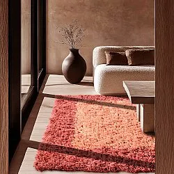 Tapis de laine - Khenifra Handknot Wool Premium (orange/rouge)