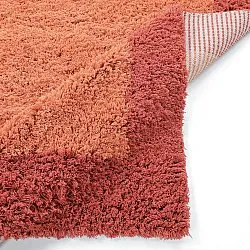 Tapis de laine - Khenifra Handknot Wool Premium (orange/rouge)