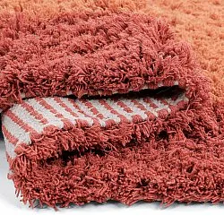 Tapis de laine - Khenifra Handknot Wool Premium (orange/rouge)