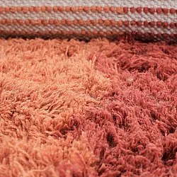Tapis de laine - Khenifra Handknot Wool Premium (orange/rouge)