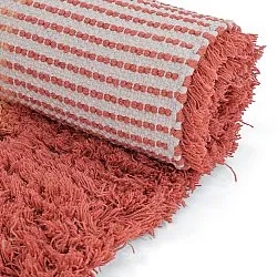 Tapis de laine - Khenifra Handknot Wool Premium (orange/rouge)
