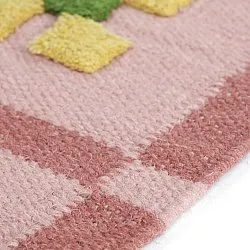Tapis de laine - Lausanne Flatweave Tufted Premium (rose)