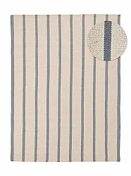 Tapis de laine - Luton (denim délavé/blanc)