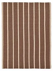 Tapis de laine - Luton (naturel/taupe foncé)