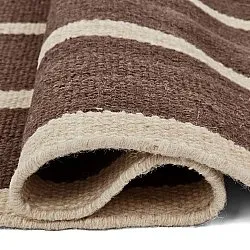 Tapis de laine - Luton (naturel/taupe foncé)
