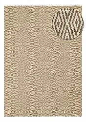 Tapis en laine - Monastir (marron/blanc)