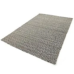 Tapis en laine - Monastir (noir/blanc)
