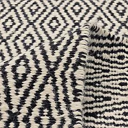 Tapis en laine - Monastir (noir/blanc)