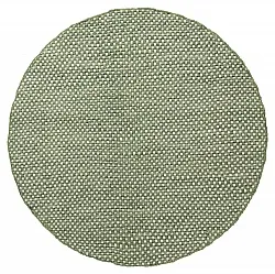 Tapis rond - Ovelia (vert/blanc)