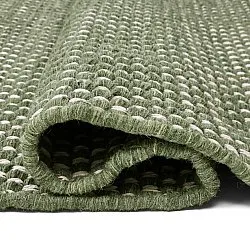 Tapis en laine - Ovelia (vert/blanc)