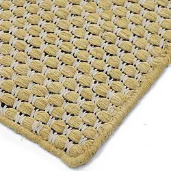 Tapis de laine - Ovelia (jaune/blanc)