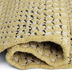 Tapis de laine - Ovelia (jaune/blanc)