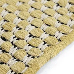 Tapis de laine - Ovelia (jaune/blanc)