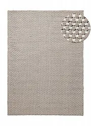 Tapis de laine - Ovelia (taupe/blanc)