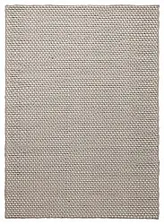 Tapis de laine - Ovelia (taupe/blanc)