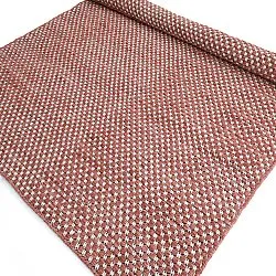 Tapis de laine - Ovelia (terre cuite/blanc)