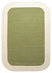 Tapis de laine - Puri Hand Tufted Wool Premium (vert/crème)