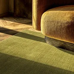 Tapis en laine - Rozel Handloom Wool Premium (vert mousse)