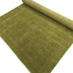 Tapis en laine - Rozel Handloom Wool Premium (vert mousse)