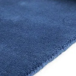 Tapis de laine - Rozel Handloom Wool Premium (bleu marine)