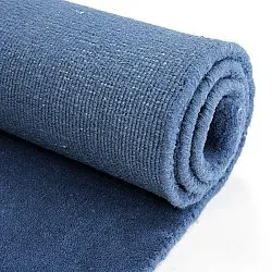 Tapis de laine - Rozel Handloom Wool Premium (bleu marine)