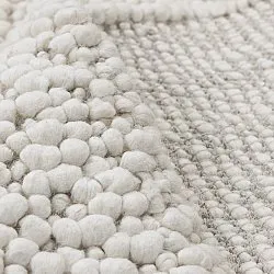 Tapis de laine - Sala Irregular Wool Bubble (crème)