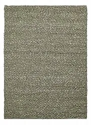 Tapis de laine - Sala Irregular Wool Bubble (vert mousse/blanc mélange)