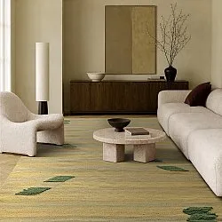 Tapis de laine - Serpa (jaune clair)