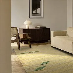 Tapis de laine - Serpa (jaune clair)