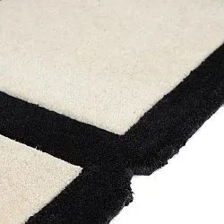 Tapis de laine - Syl Hand Tufted Wool Premium (noir/blanc)
