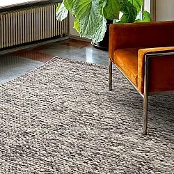 Tapis en laine - Talvia Braided Wool (gris foncé)